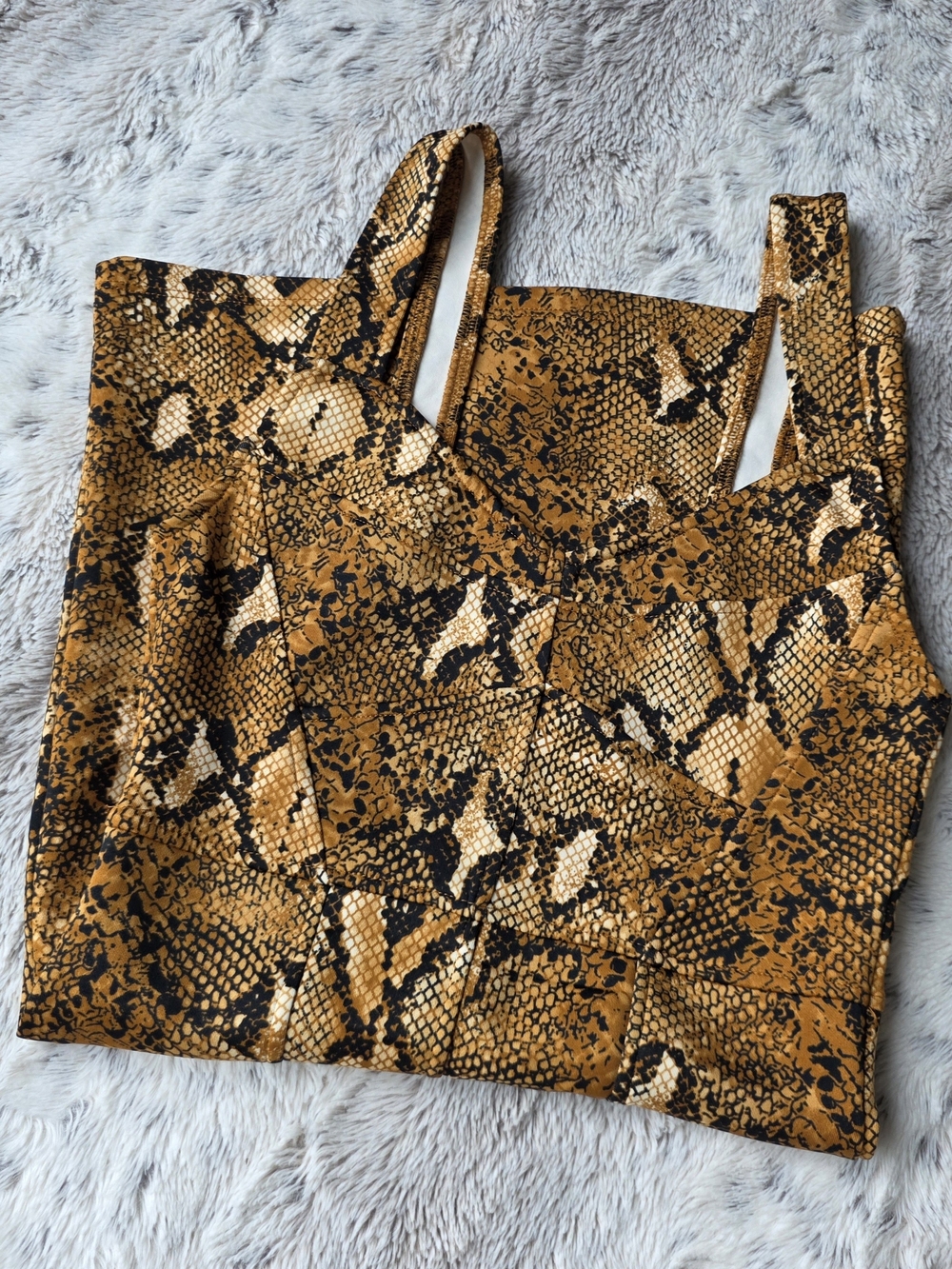 Zara Trafulac Animal Print Dress SMALL